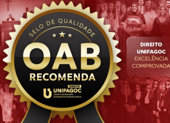 Qualidade reconhecida: Direito do UNIFAGOC recebe Selo OAB Recomenda