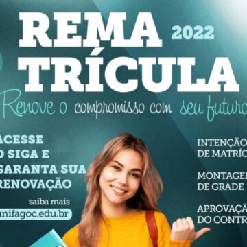 Ainda dá tempo de regularizar a Rematrícula 2022