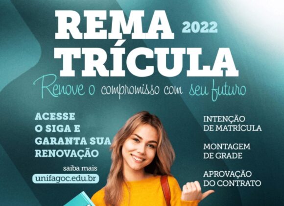 Ainda dá tempo de regularizar a Rematrícula 2022