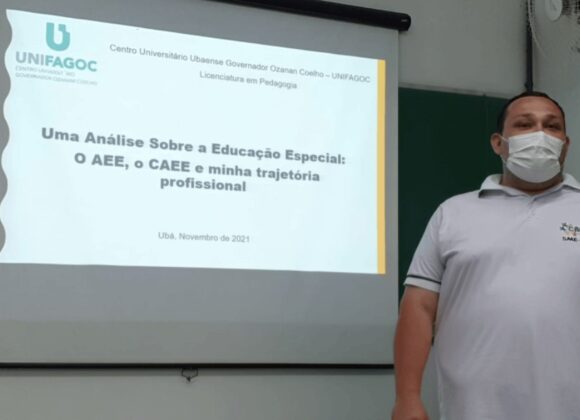 Ex-aluno fala sobre experiência com Inclusão para estudantes de Pedagogia