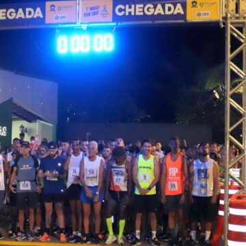 1ª Night Run Ubá: corrida reuniu participantes da cidade e região em noite de promoção do esporte