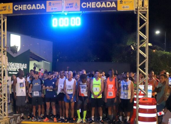 1ª Night Run Ubá: corrida reuniu participantes da cidade e região em noite de promoção do esporte