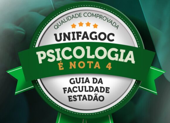 Psicologia UNIFAGOC conquista 04 estrelas no Guia da Faculdade