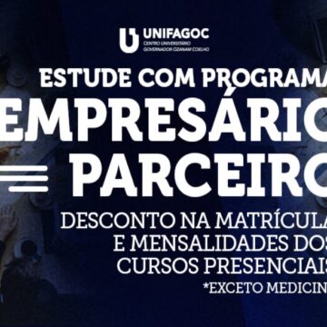 Estude com desconto no UNIFAGOC por meio do programa Empresário Parceiro