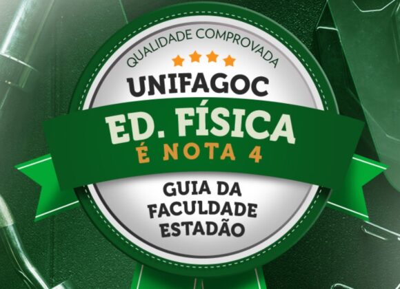 Educação Física UNIFAGOC é classificado com 04 estrelas no Guia da Faculdade