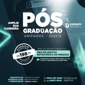 Saiba mais e venha se qualificar no MBA em Gestão Estratégica de Pessoas do UNIFAGOC
