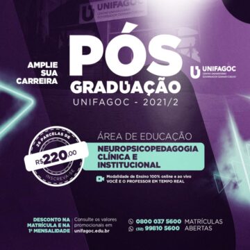 Estude mais sobre a aprendizagem humana na pós-graduação em Neuropsicopedagogia Clínica e Institucional do UNIFAGOC