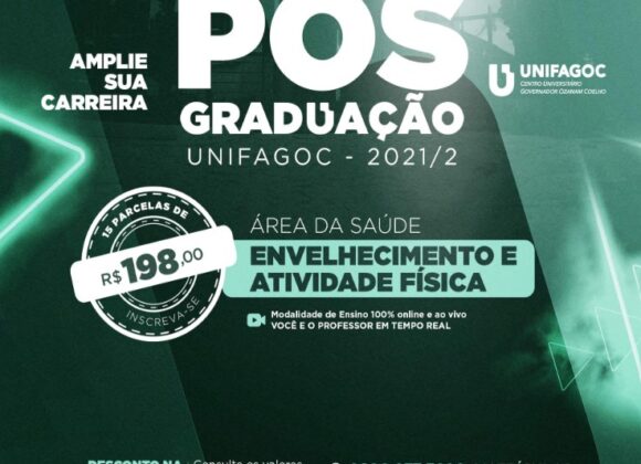 Saiba mais sobre a pós-graduação em Exercício Físico e Envelhecimento do UNIFAGOC