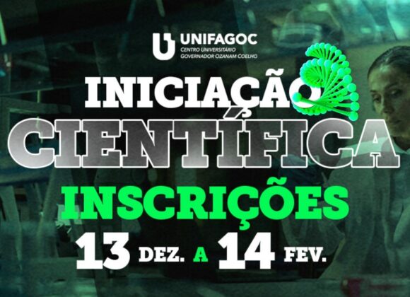 Iniciação Científica UNIFAGOC: programa abre inscrições para seleção de bolsas dia 13/12