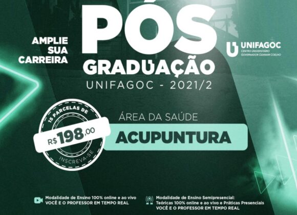 Conheça o curso de pós-graduação em Acupuntura do UNIFAGOC