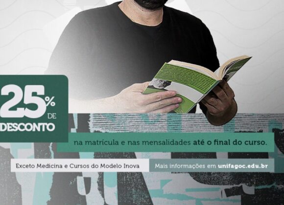 Portadores de diploma ganham 25% de desconto para cursar segunda graduação no UNIFAGOC