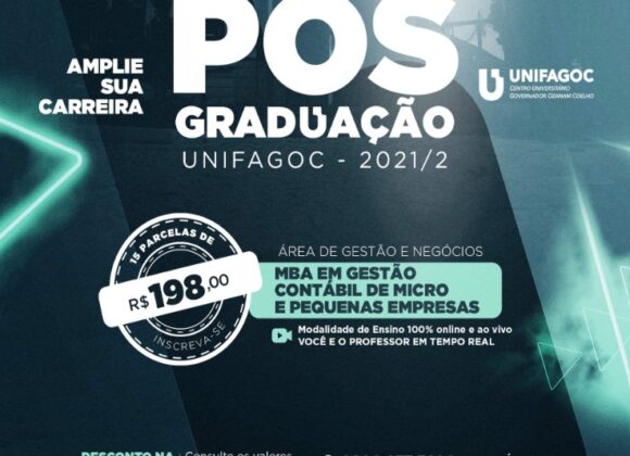 Conheça o MBA Em Gestão Contábil para Micro e Pequenas Empresas do UNIFAGOC