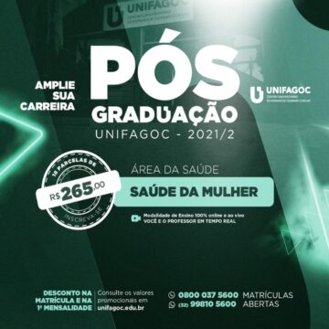 Pós-graduação em Saúde da Mulher do UNIFAGOC visa cuidado da mulher em todas as fases da vida; Conheça mais