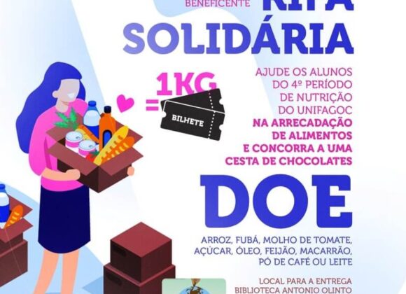 Alunos da Nutrição UNIFAGOC promovem Ação beneficente Rifa Solidária
