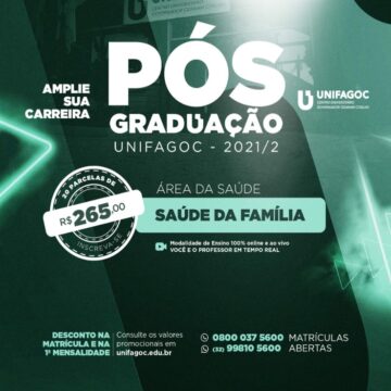 Objetivos, atuação e público-alvo: Conheça mais sobre o curso de pós-graduação em Enfermagem na Saúde da Família do UNIFAGOC