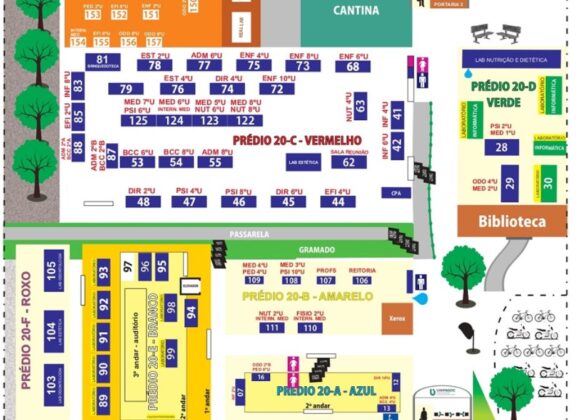 Volta às aulas UNIFAGOC 2023: confira o mapa das salas para o 2º semestre
