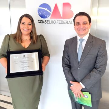 Cerimônia de entrega do Selo OAB Recomenda consagra Direito UNIFAGOC entre as melhores do Brasil