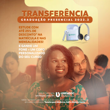 Venha ser UNIFAGOC e ganhe 25% de desconto em sua Transferência