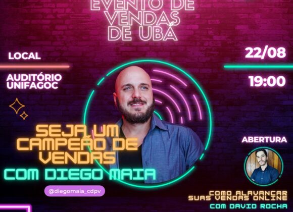 UNIFAGOC sediará evento VENDAS TOP+ em parceria com SEBRAE e ACIUBÁ; saiba como participar