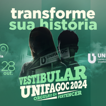 Transforme sua história: UNIFAGOC abre inscrições para Vestibular do primeiro semestre de 2024