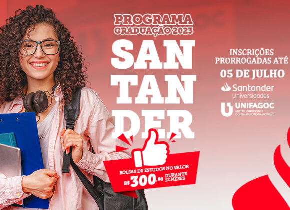 Programa Santander Graduação 2023 prorroga inscrições até início de julho