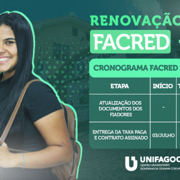 Renovação do Facred 2023.2 já está disponível