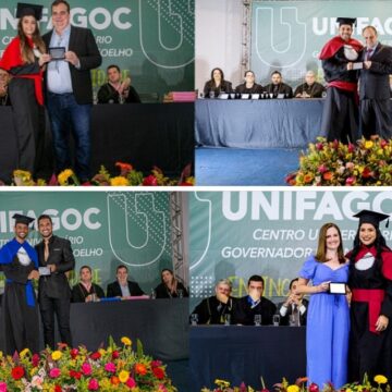 Confira como foi a Colação de Grau dos formandos de 2022 do UNIFAGOC
