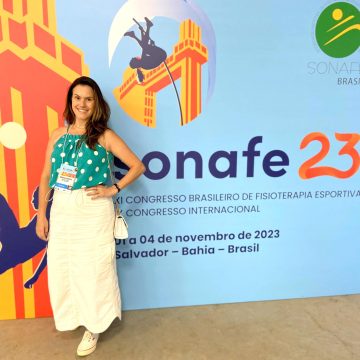 Professora da Fisioterapia UNIFAGOC participa como palestrante e avaliadora do Congresso Internacional da Sonafe Brasil