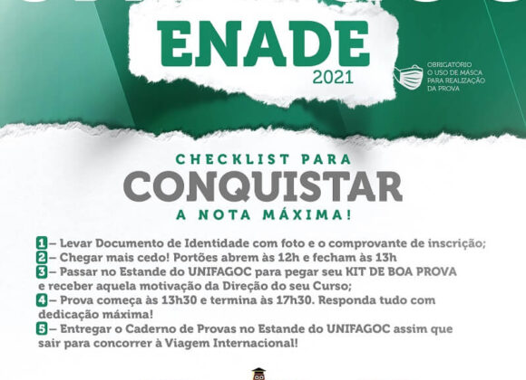 UNIFAGOC sorteia experiência acadêmica internacional para alunos do ENADE 2021