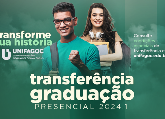 Transfira sua graduação para o UNIFAGOC e ganhe 25% de desconto nas mensalidades