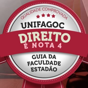 Direito UNIFAGOC é classificado com 04 estrelas pelo Guia da Faculdade do jornal Estadão