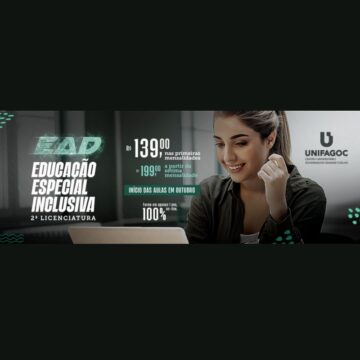 Matrículas abertas para o curso EAD Educação Especial Inclusiva. Início das aulas em outubro