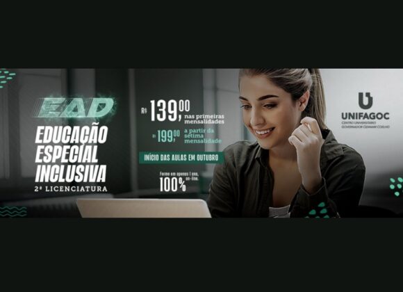 Matrículas abertas para o curso EAD Educação Especial Inclusiva. Início das aulas em outubro