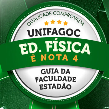 Educação Física UNIFAGOC é classificado com 04 estrelas pelo Guia da Faculdade do jornal Estadão