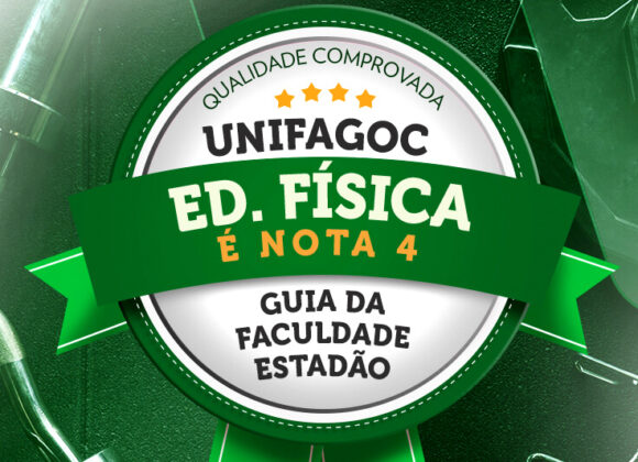 Educação Física UNIFAGOC é classificado com 04 estrelas pelo Guia da Faculdade do jornal Estadão