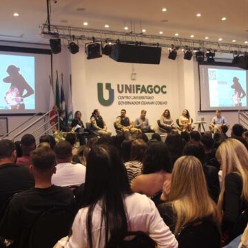 Auditório UNIFAGOC recebe podcast de projeto Quebrando o Silêncio