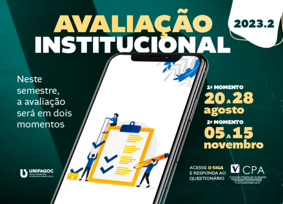 Segundo momento da Avaliação Institucional 2023.2 do UNIFAGOC tem início neste domingo (05)