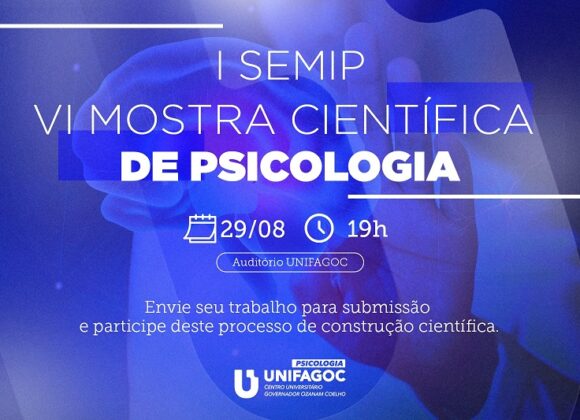 Aberto período de submissão de trabalhos para a VI Mostra Cientifica da Psicologia UNIFAGOC
