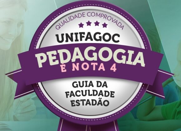 Pedagogia UNIFAGOC é classificada com 04 estrelas pelo Guia da Faculdade do jornal Estadão
