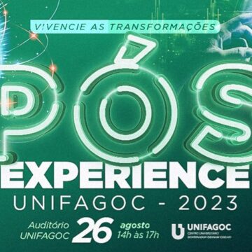 Vivencie as transformações no Pós-Experience UNIFAGOC 2023; saiba como participar gratuitamente