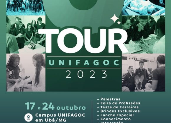 TOUR UNIFAGOC 2023: instituição divulga datas e abre inscrições para tradicional visita ao campus