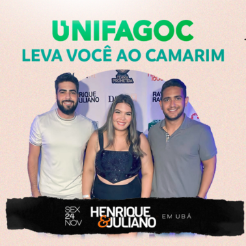 UNIFAGOC leva aluna ao camarim da dupla Henrique e Juliano
