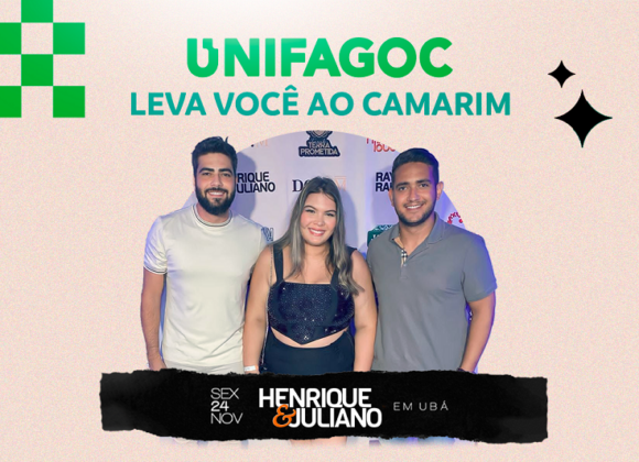 UNIFAGOC leva aluna ao camarim da dupla Henrique e Juliano