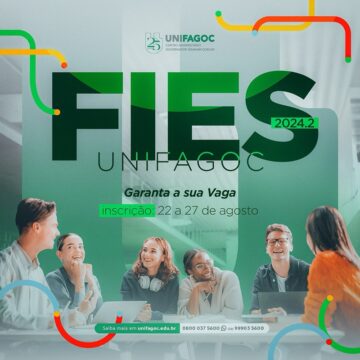 Fies 2024.2 abre inscrições nesta quinta-feira (22): saiba como se inscrever para garantir sua vaga no UNIFAGOC