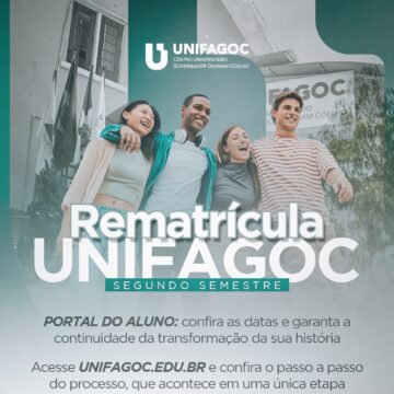 Rematrícula UNIFAGOC 2024-2: saiba como realizar o processo e confira os prazos para cada curso