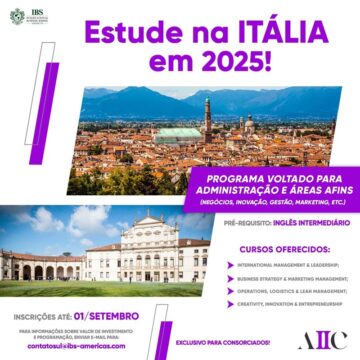 Oportunidade para alunos e egressos UNIFAGOC: inscrições abertas para o Programa Parcial de Bolsas na CUOA Business School, Itália