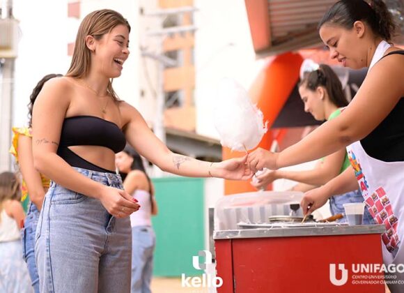 Volta às aulas UNIFAGOC 2024: evento de boas-vindas marca retorno de veteranos ao campus