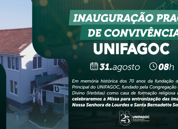 UNIFAGOC celebra 70 anos de fundação do prédio principal com inauguração de Praça de Convivência