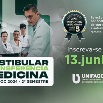 UNIFAGOC divulga resultado de processo seletivo de Transferência para Medicina 2024.2