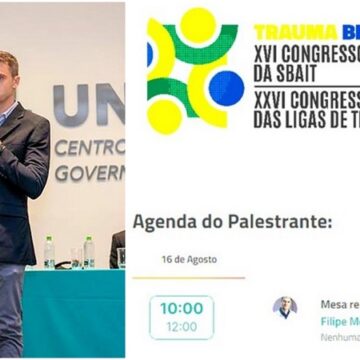 Diretor da Medicina UNIFAGOC palestrará no maior Congresso de Trauma do Brasil